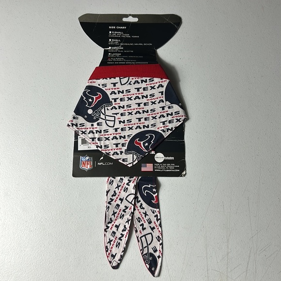 Houston Texans Dog Bandana - Picture 3 of 4